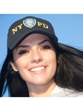 Navy NYPD Shield Hat baseball cap unisex NWT